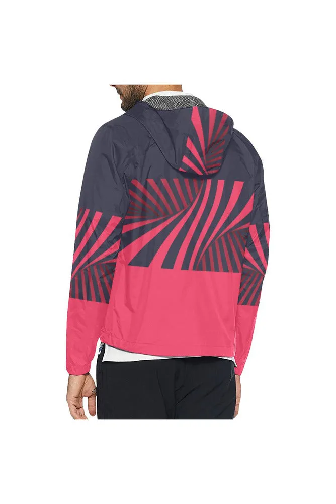 Folding Dimensions All Over Print Windbreaker for Men (Model H23)