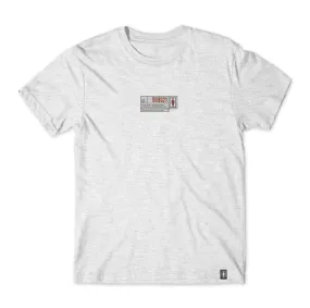 Girl Gridbox Tee Silver