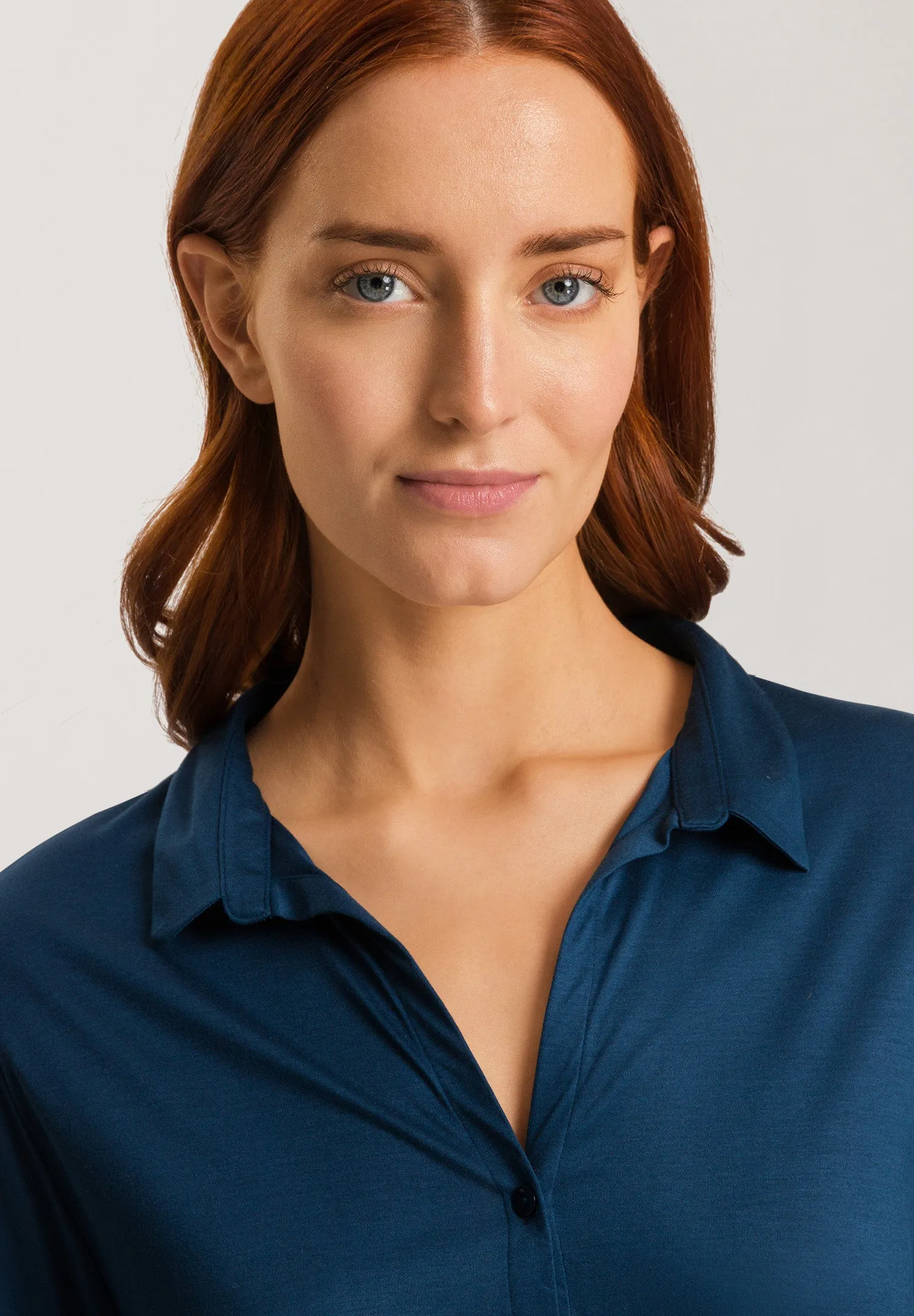 Grand Central Silk Blend Shirt | Mystic Blue 77305-1652