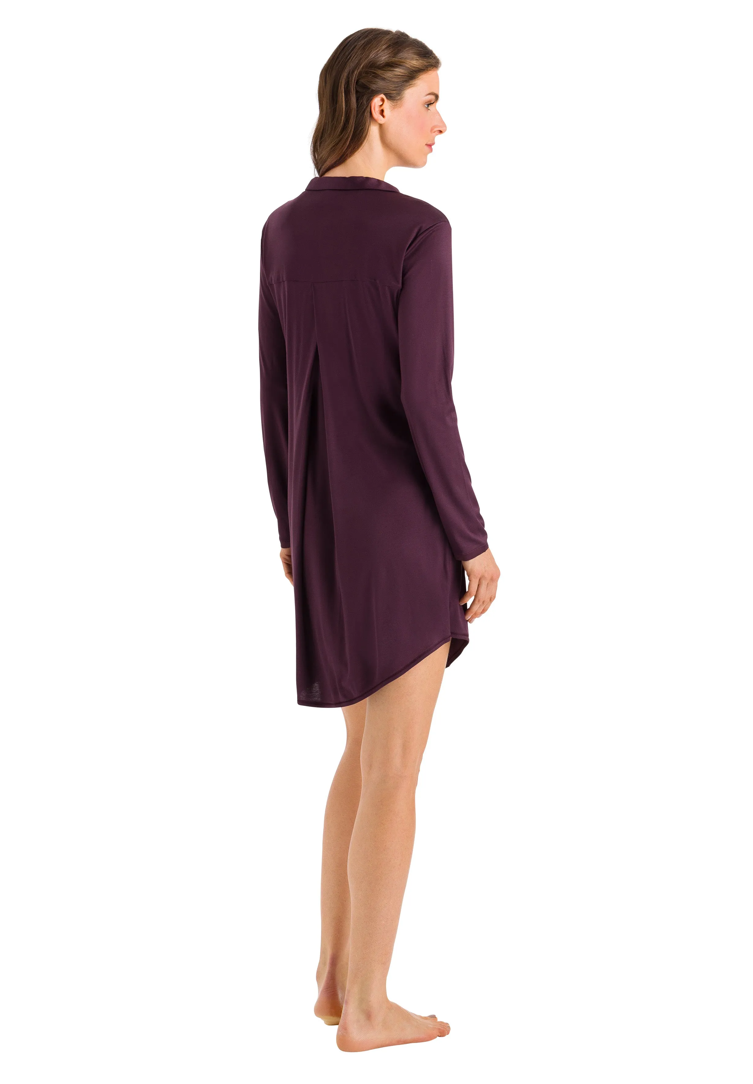 Grand Central TENCEL™ and Silk Sleep Shirt| Prune Purple 77420-1491