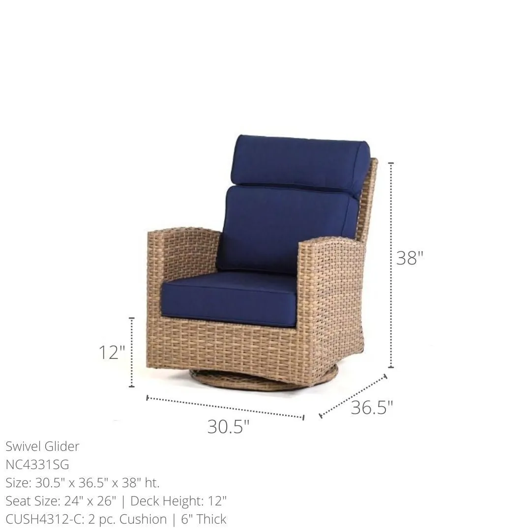 Grand Palm Swivel Glider