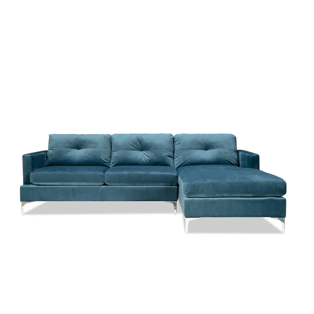 Hamilton Blue Sectional with Right side Chaise