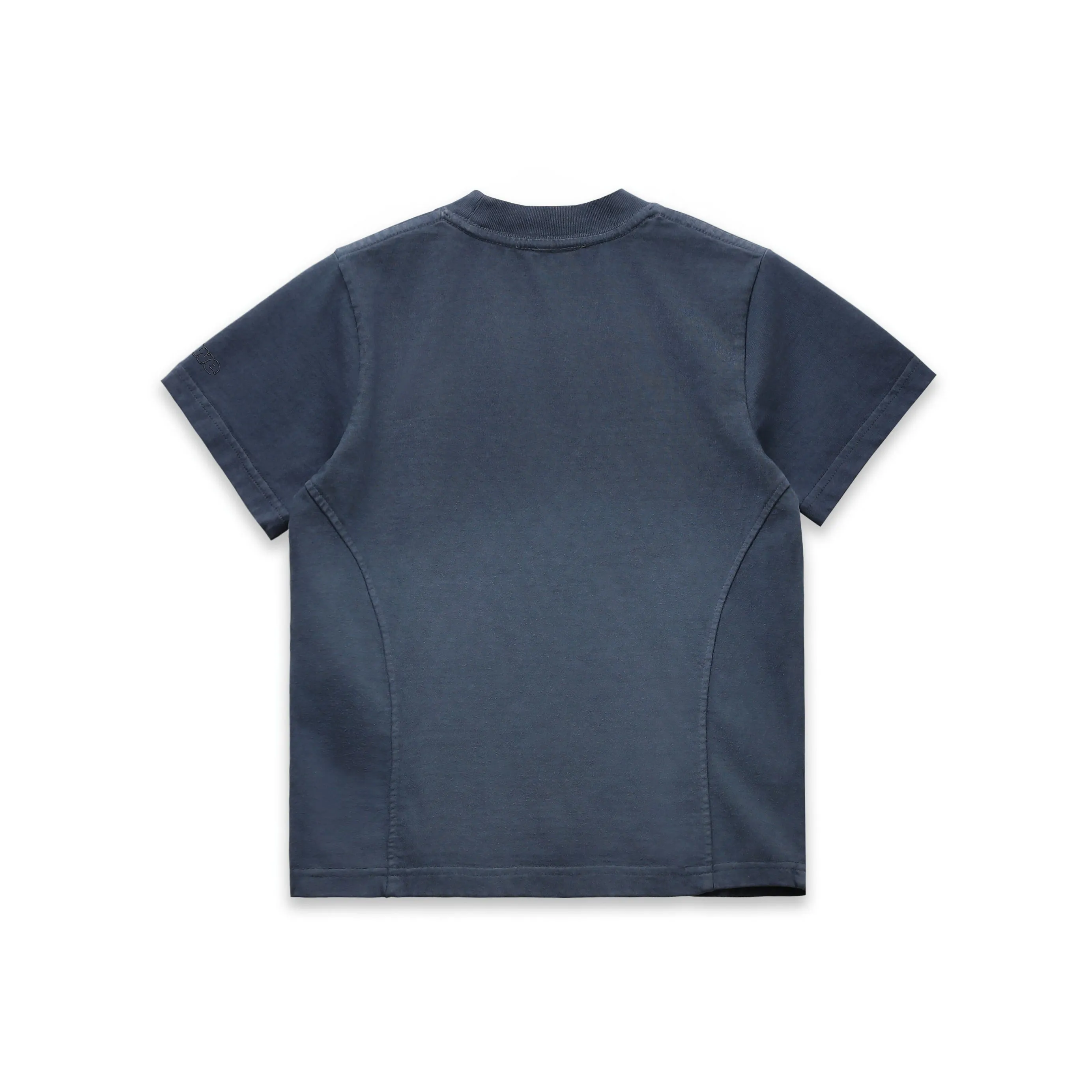 HAZE WASHED BABY TEE - BLUE/GRAPHITE