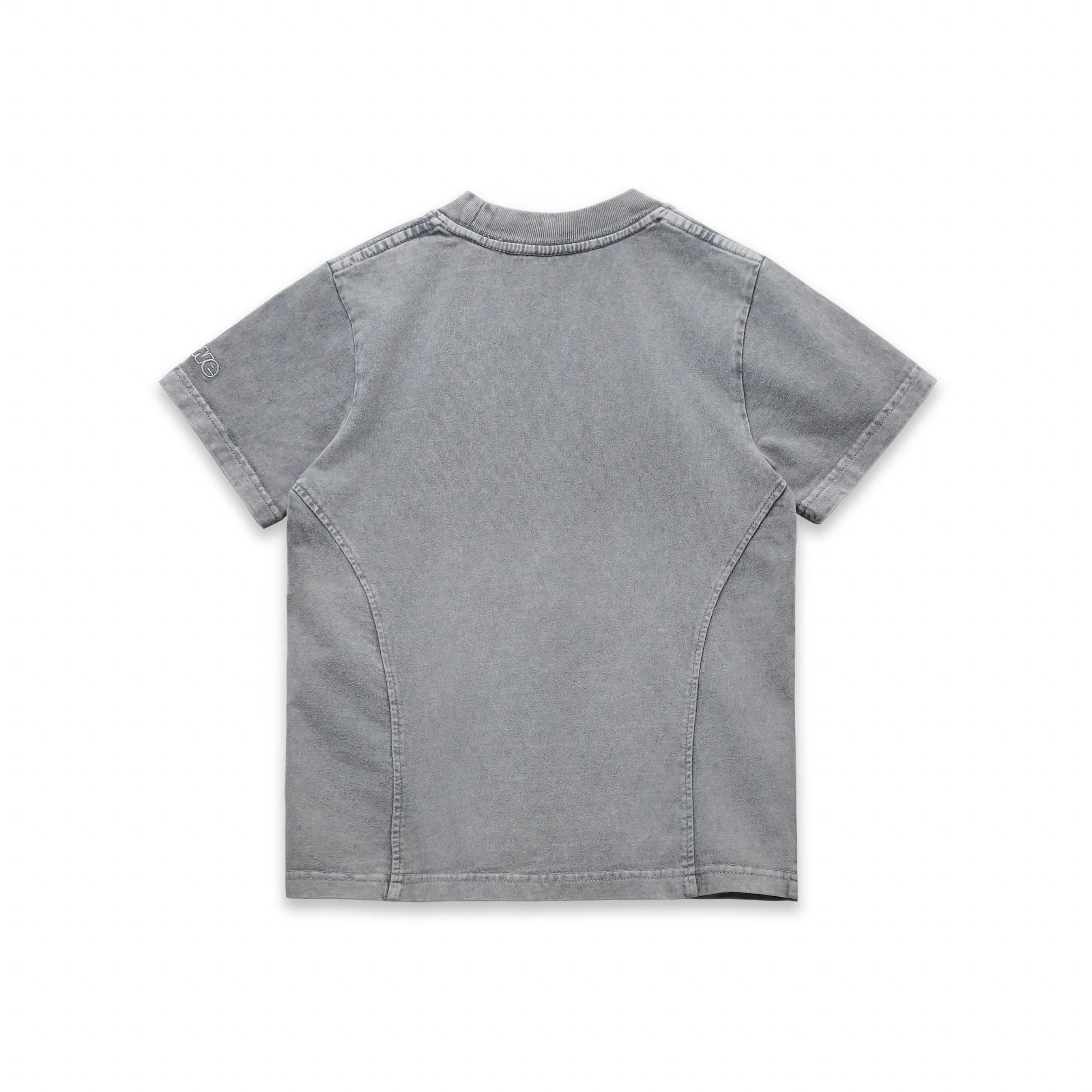 HAZE WASHED BABY TEE - BLUE/GRAPHITE