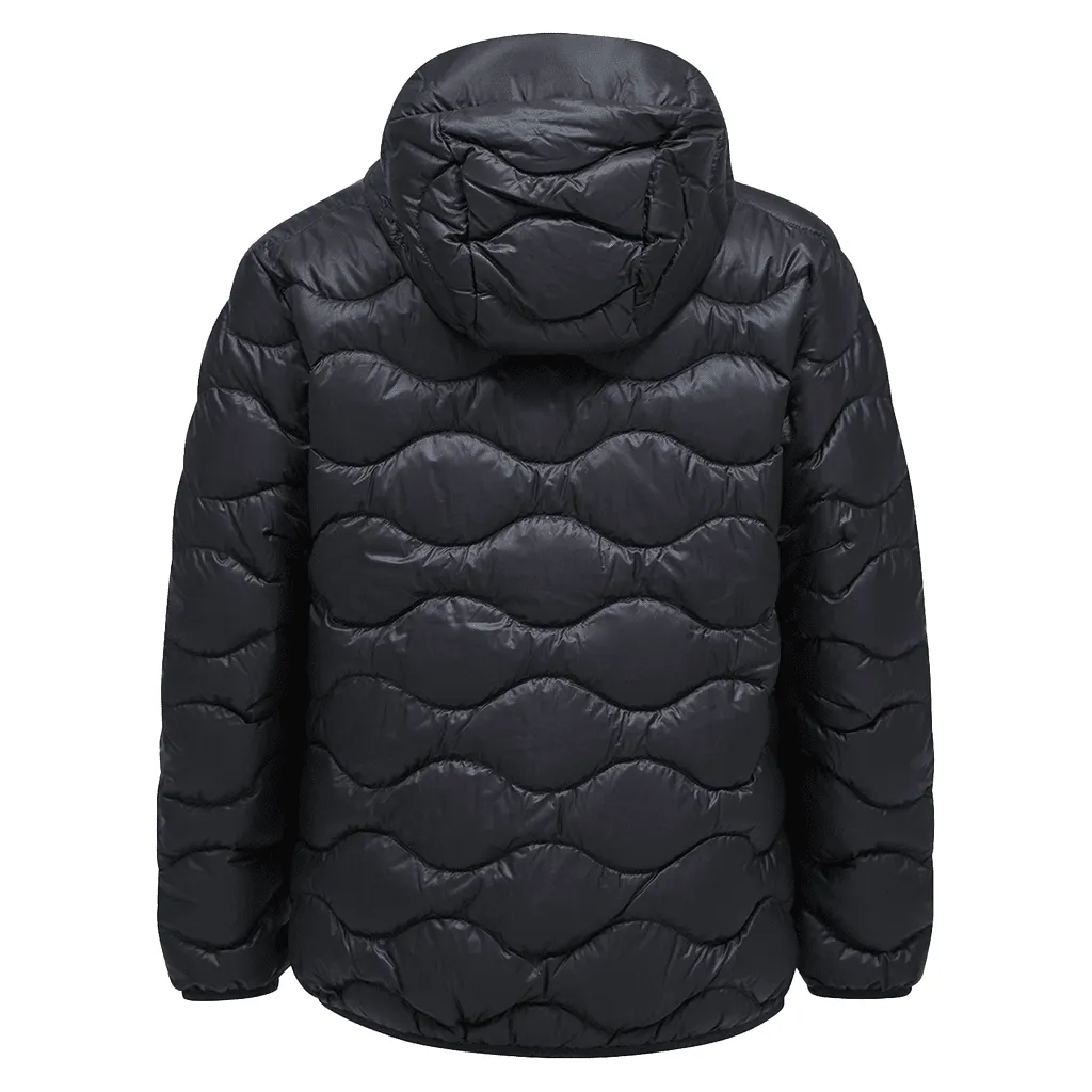 Helium down hood jacket - Black