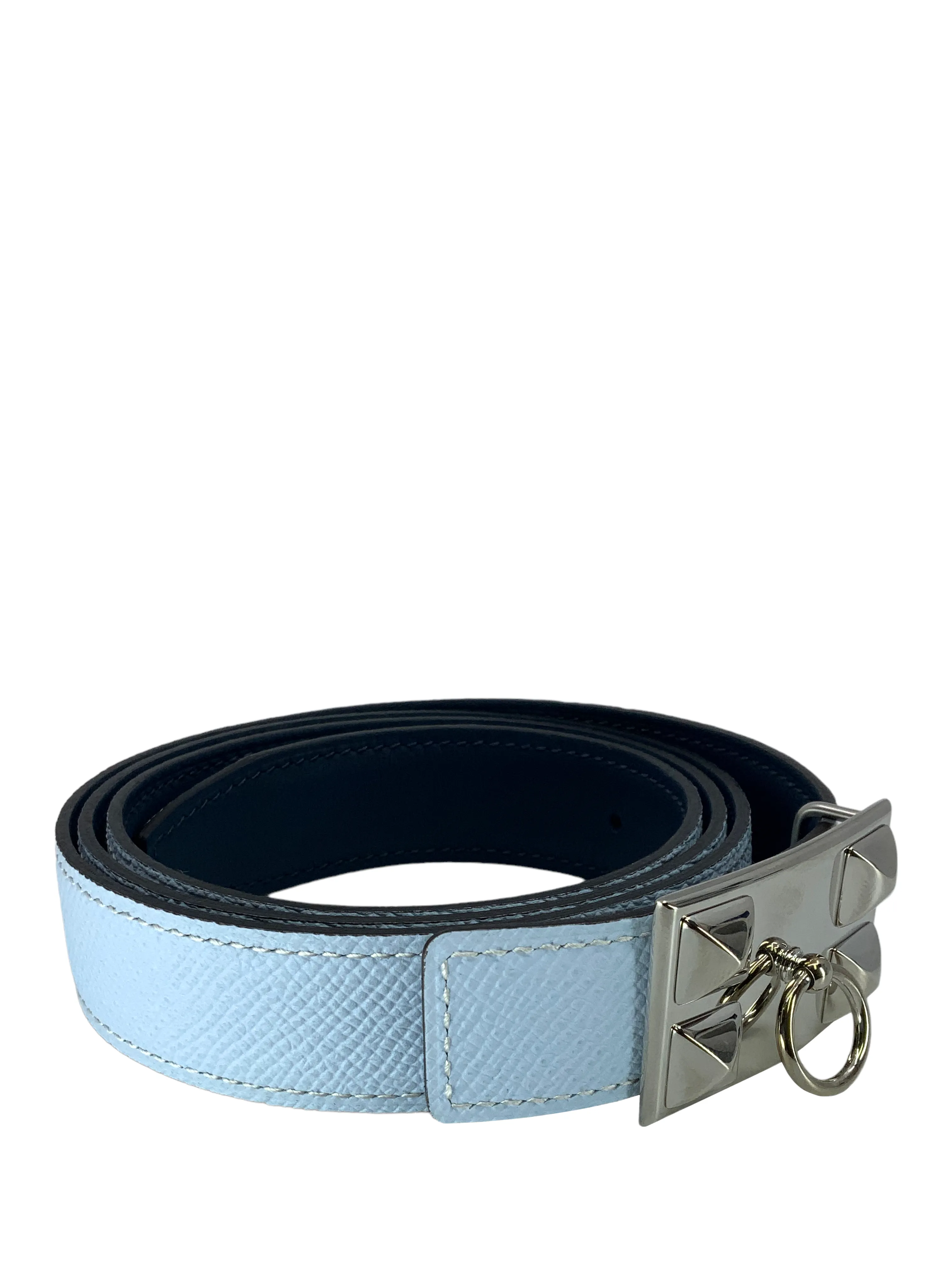 HERMES Reversible Leather Sydney Belt Size 90