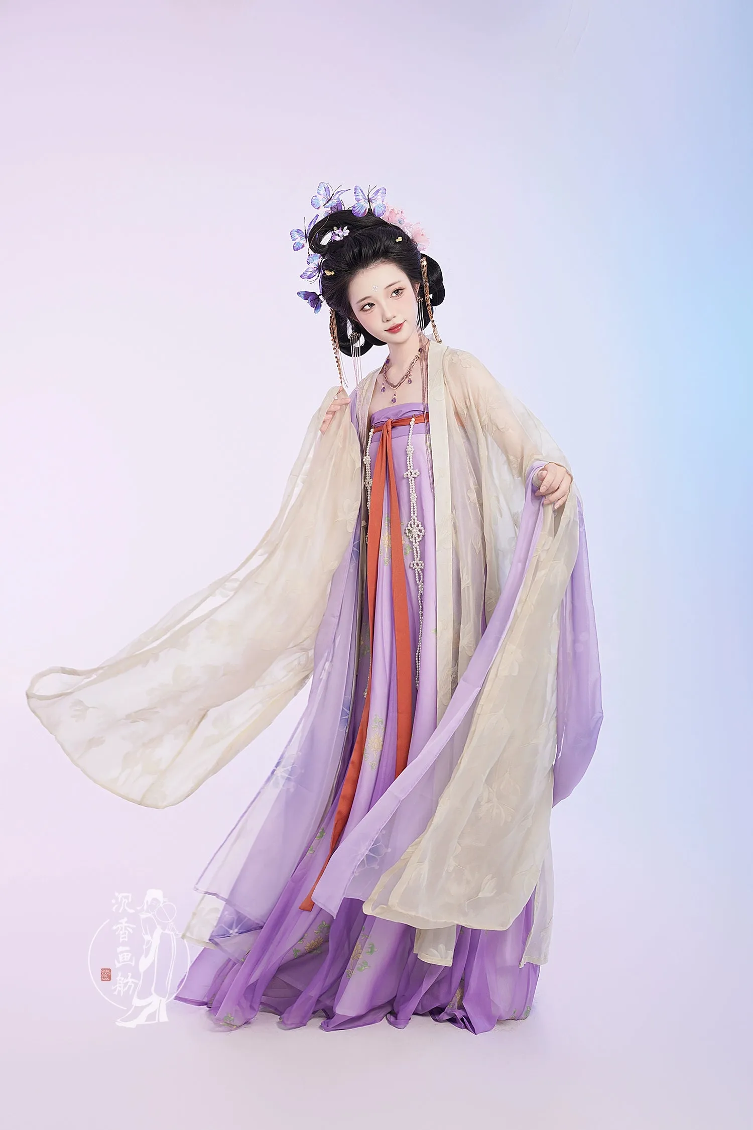 Historically Accurate Tang Dynasty Hanfu, Qixiong Ruqun, Last July (Preorder)