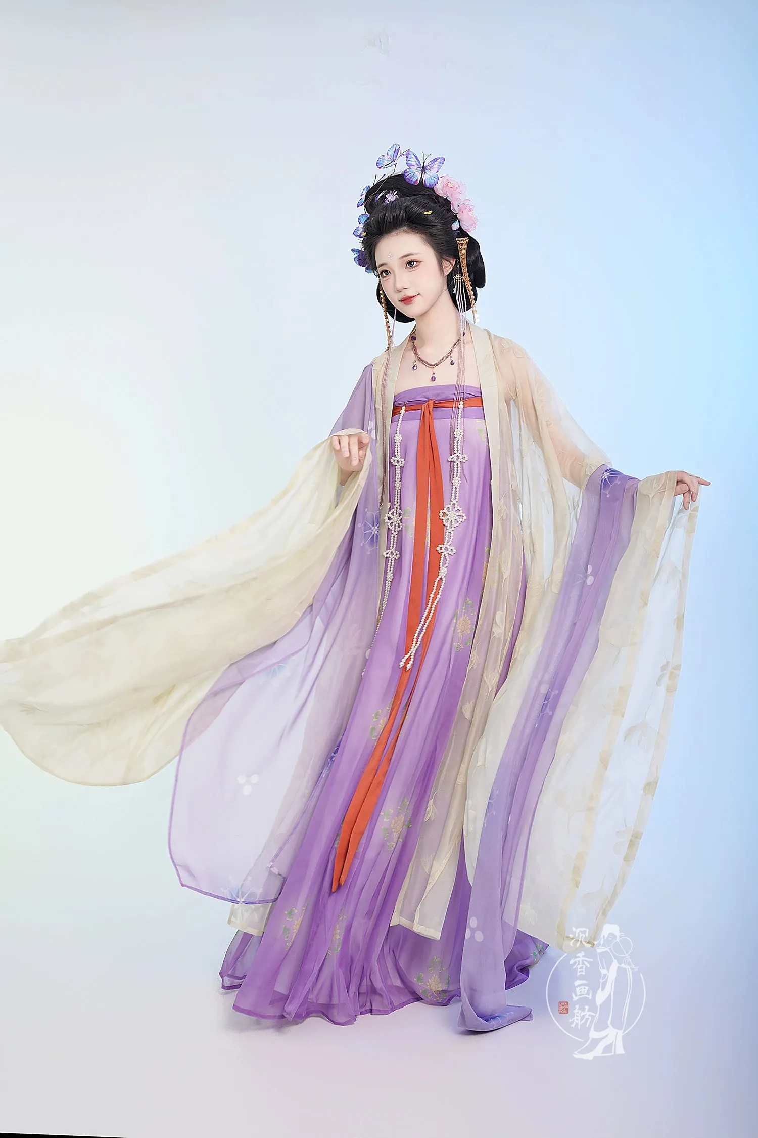 Historically Accurate Tang Dynasty Hanfu, Qixiong Ruqun, Last July (Preorder)