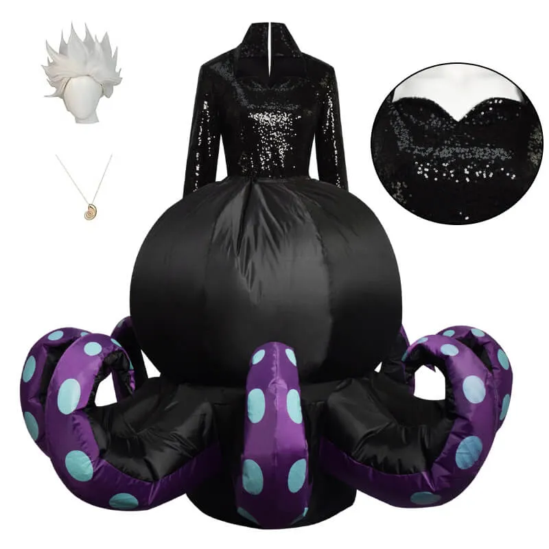 Inflatable Ursula Halloween Costume Ursula Wig 2023 The Little Mermaid Ursula Cosplay