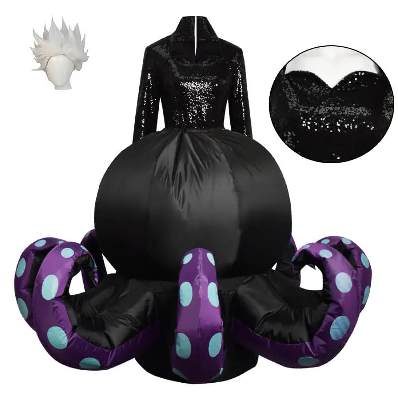 Inflatable Ursula Halloween Costume Ursula Wig 2023 The Little Mermaid Ursula Cosplay