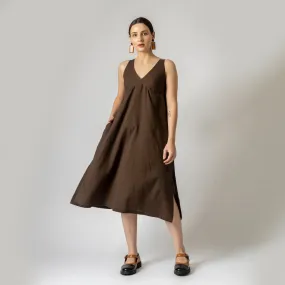 Iris brown dress