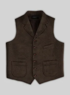 Italian Highlander Dark Brown Tweed Hunting Vest