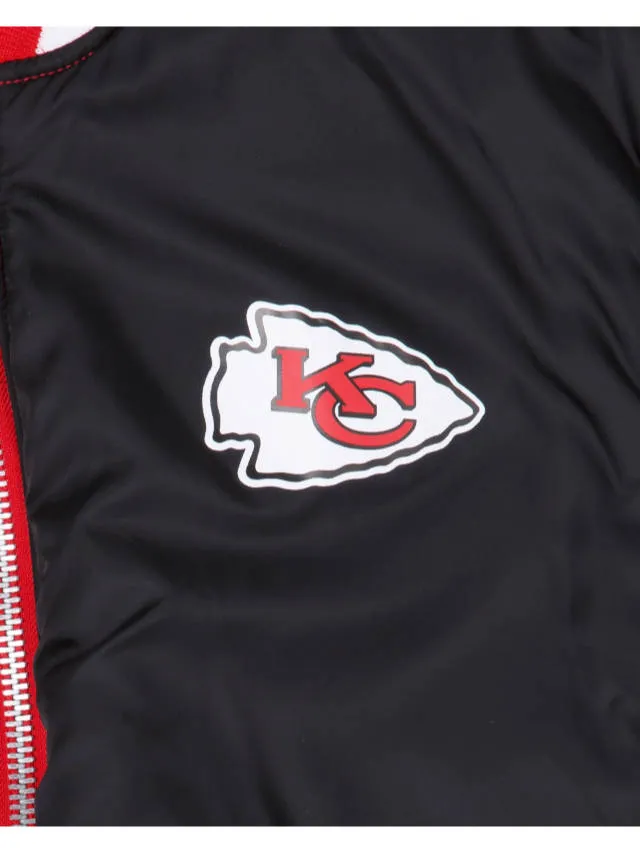 KANSAS CHIEFS X ALPHA X NEW ERA MA-1 BOMBER JACKET