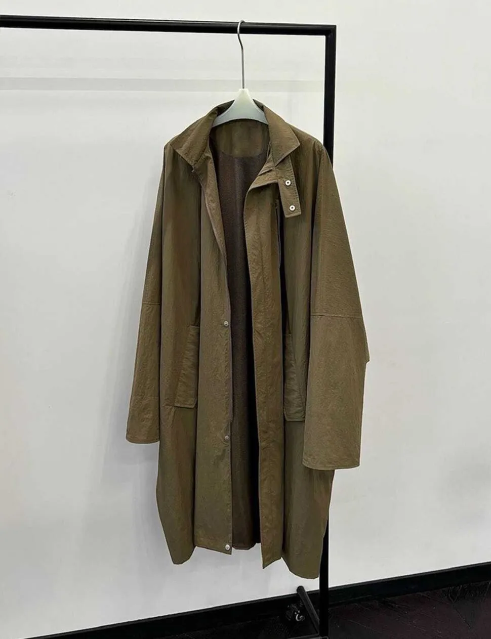 Khaki Oversized Jacket-BESTSELLER