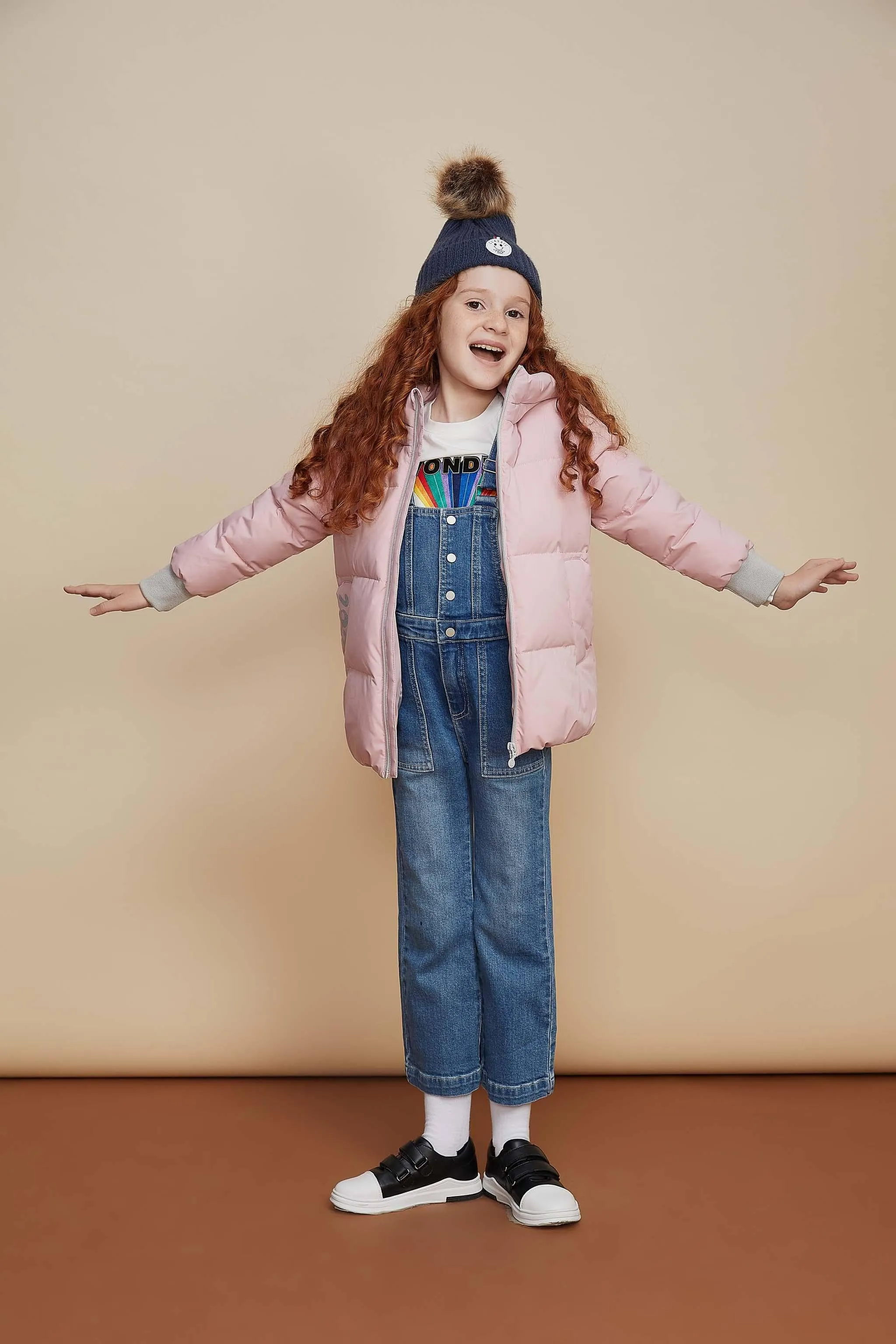 Kids' Quilted Bomber Down Jacket