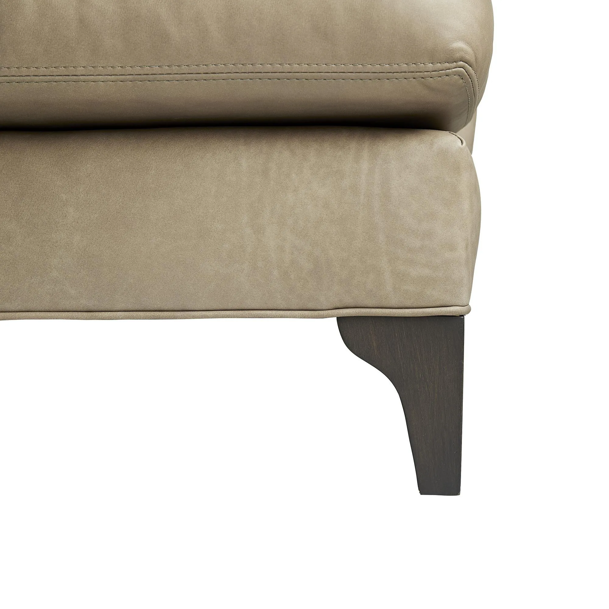 Klein Sofa Mushroom Leather Grey Ash