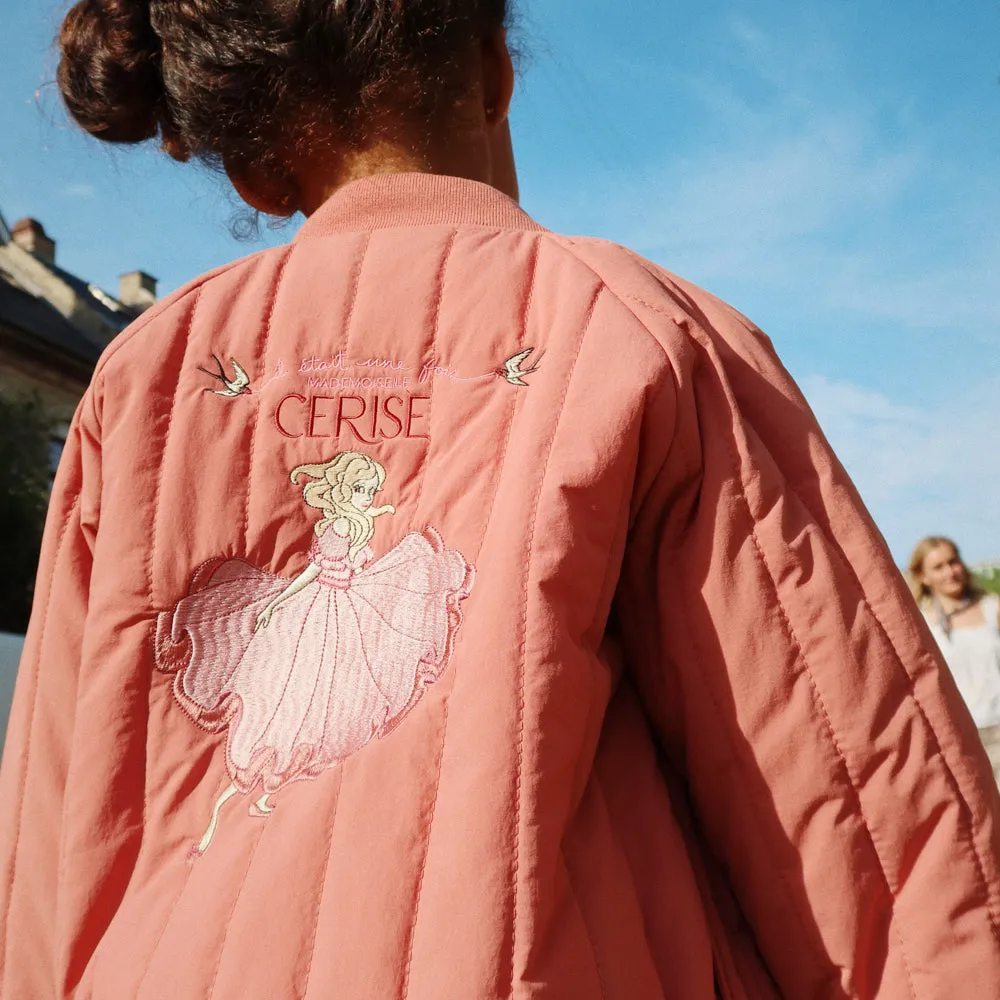 Konges Sloejd :: Juno Frill Bomber Jacket Canyon Rose