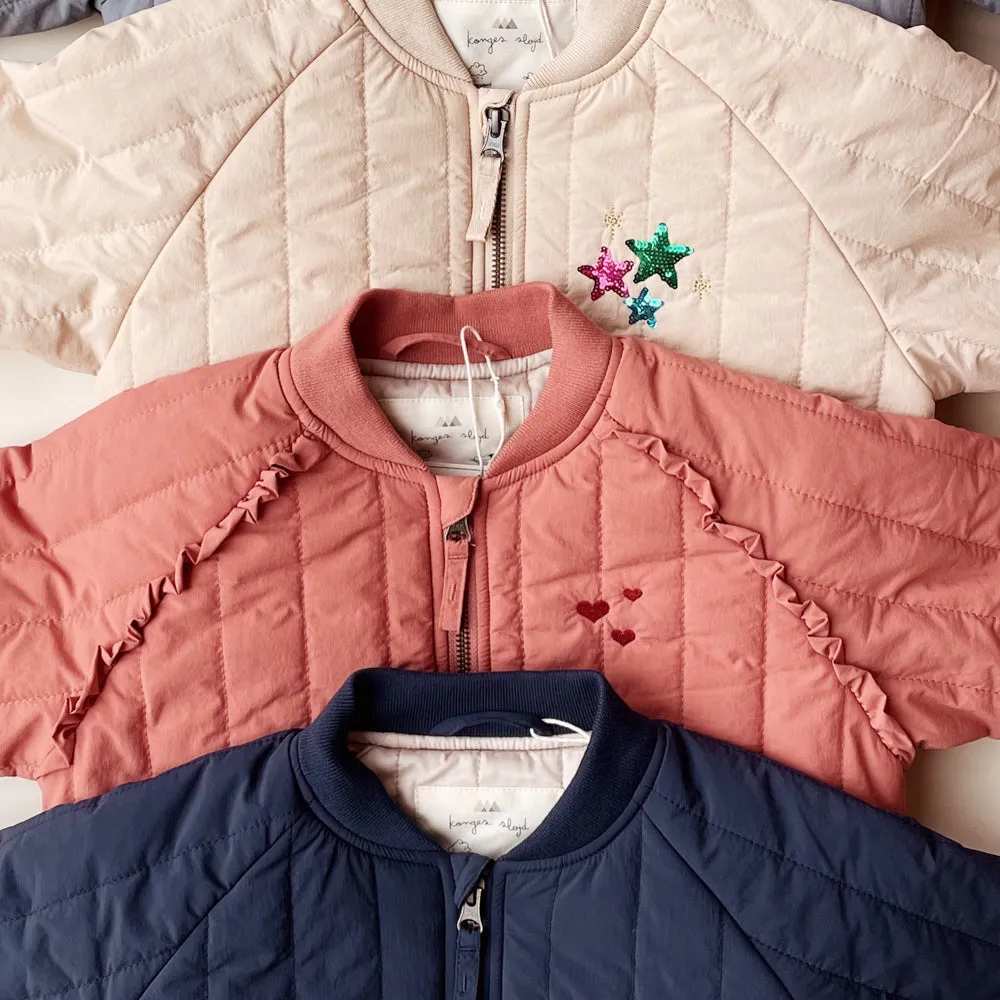 Konges Sloejd :: Juno Frill Bomber Jacket Canyon Rose