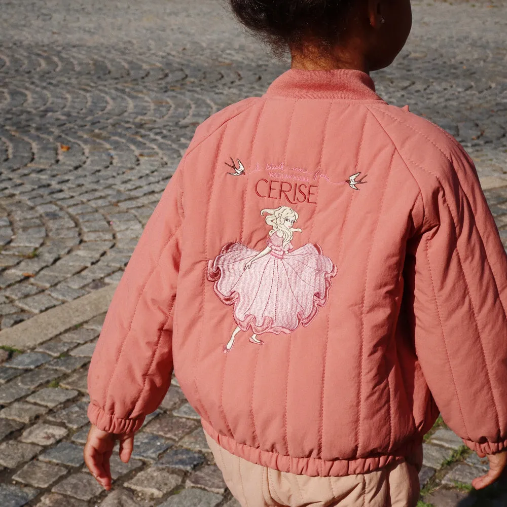 Konges Sloejd :: Juno Frill Bomber Jacket Canyon Rose