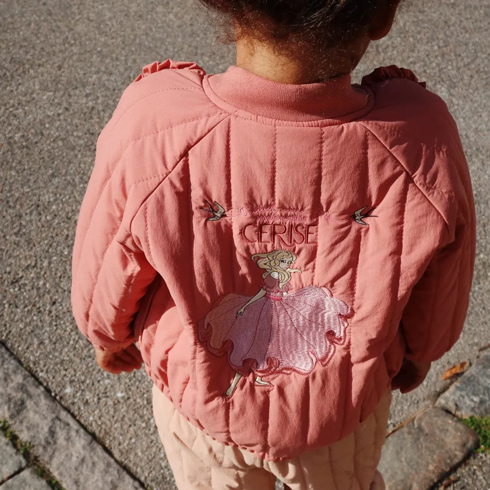 Konges Sloejd :: Juno Frill Bomber Jacket Canyon Rose