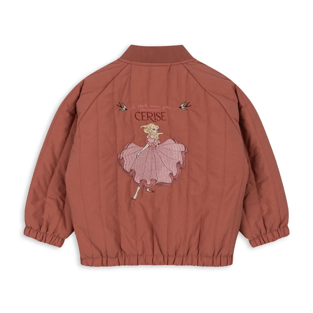 Konges Sloejd :: Juno Frill Bomber Jacket Canyon Rose