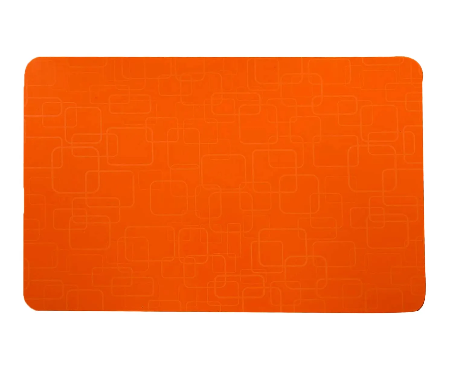 Kuber Industries PVC Refrigerator/Fridge Drawer Mat, Set of 6 (Orange), Standard (HS39KUBMART021969)