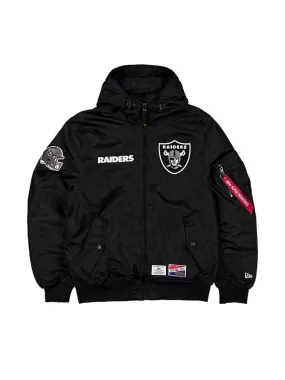 LAS VEGAS RAIDERS X ALPHA X NEW ERA L-2B BOMBER JACKET