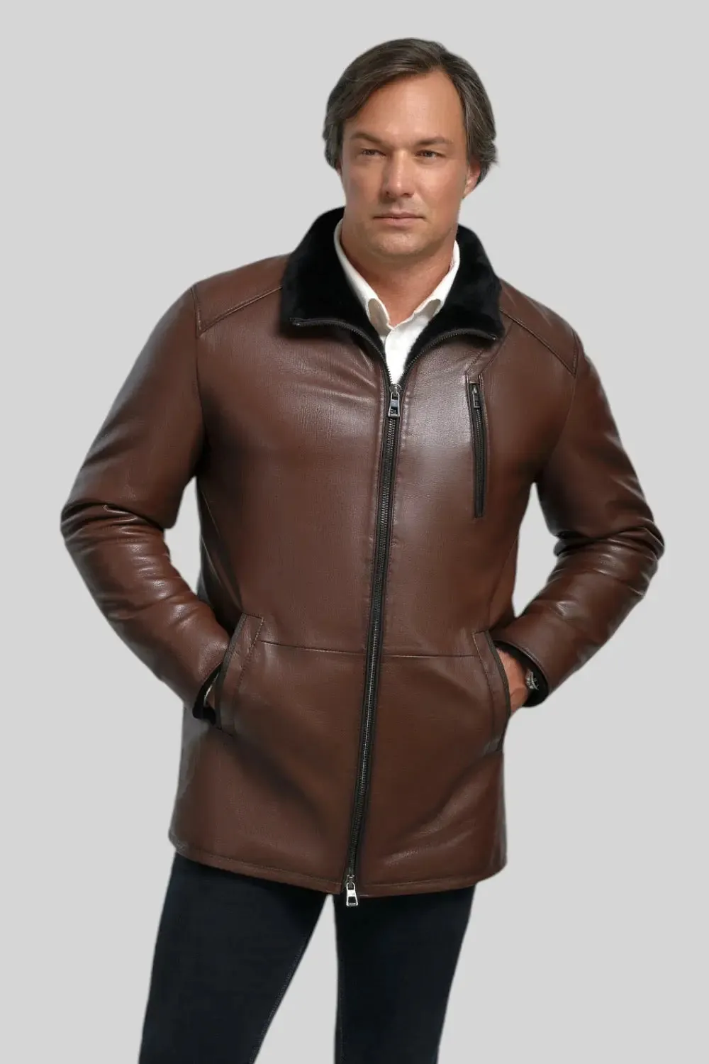 Leone Shearling Leather Jacket