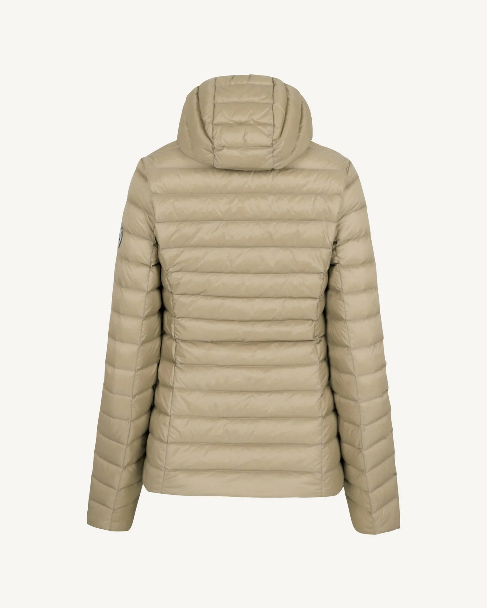 Lightweight hooded down jacket Beige Cloe