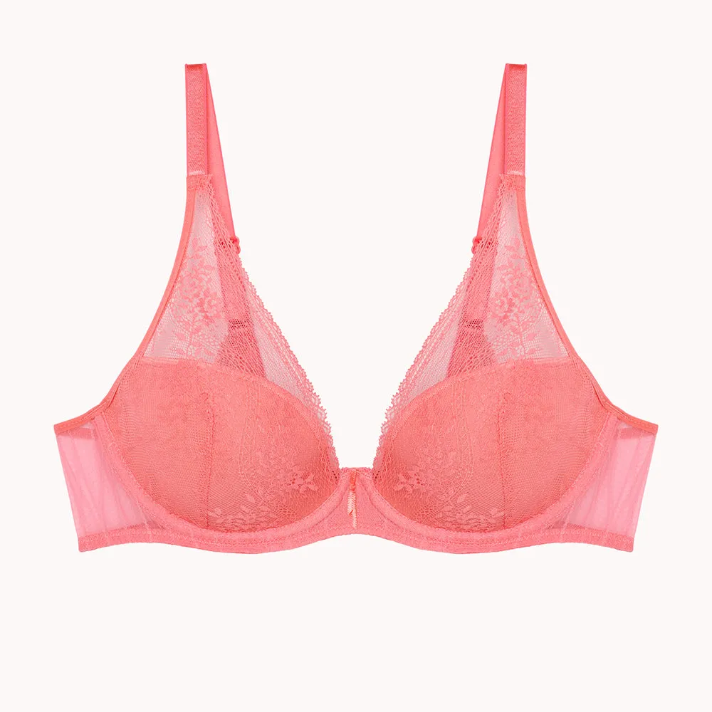 Maddie Grapefruit Plunge T-Shirt Bra