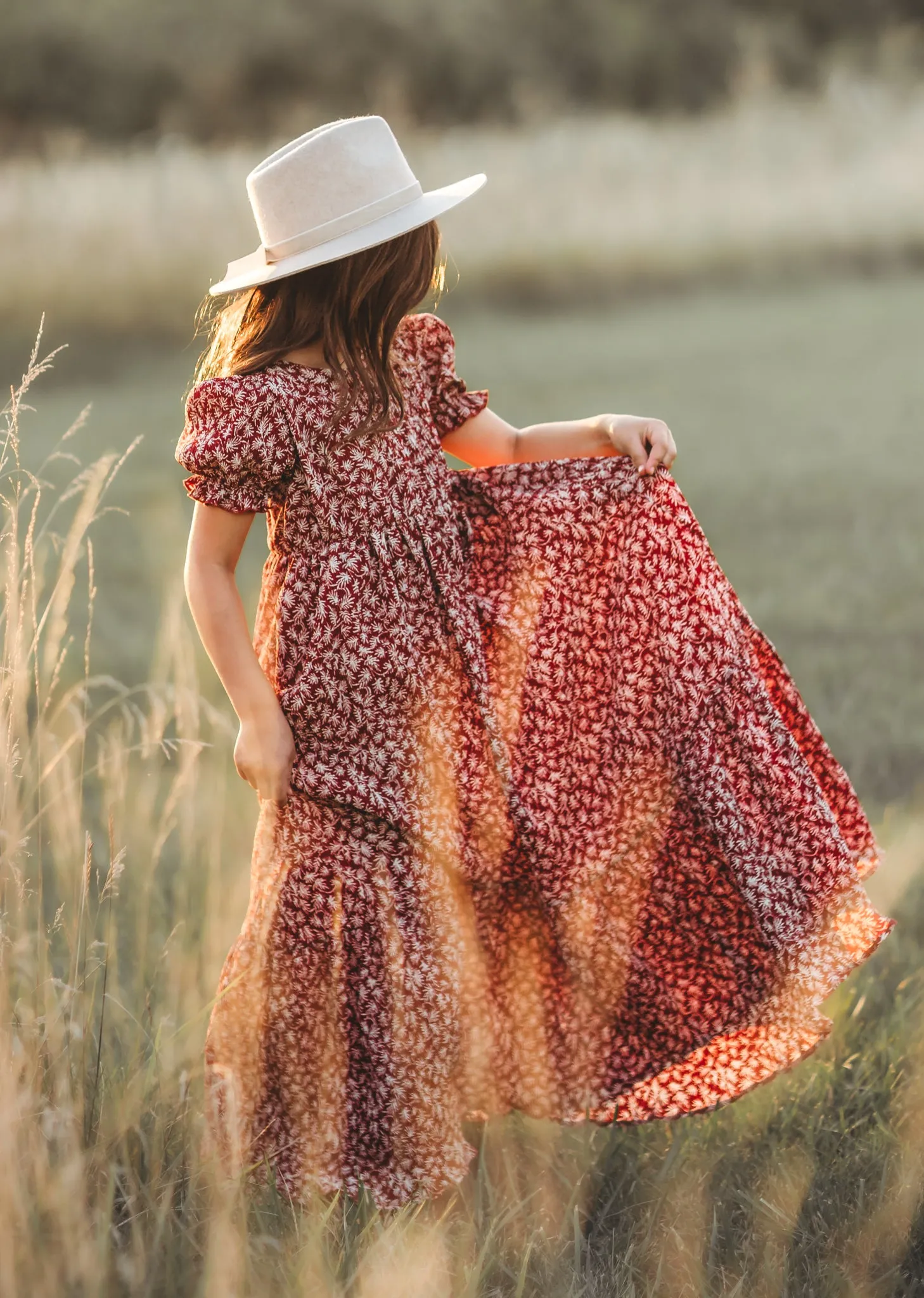 Mae Maxi Dress (whimsy red)