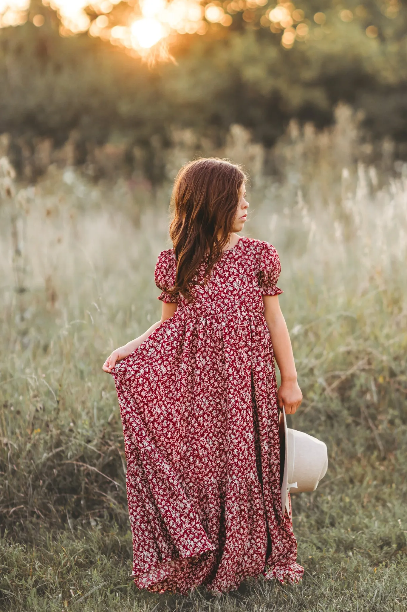 Mae Maxi Dress (whimsy red)