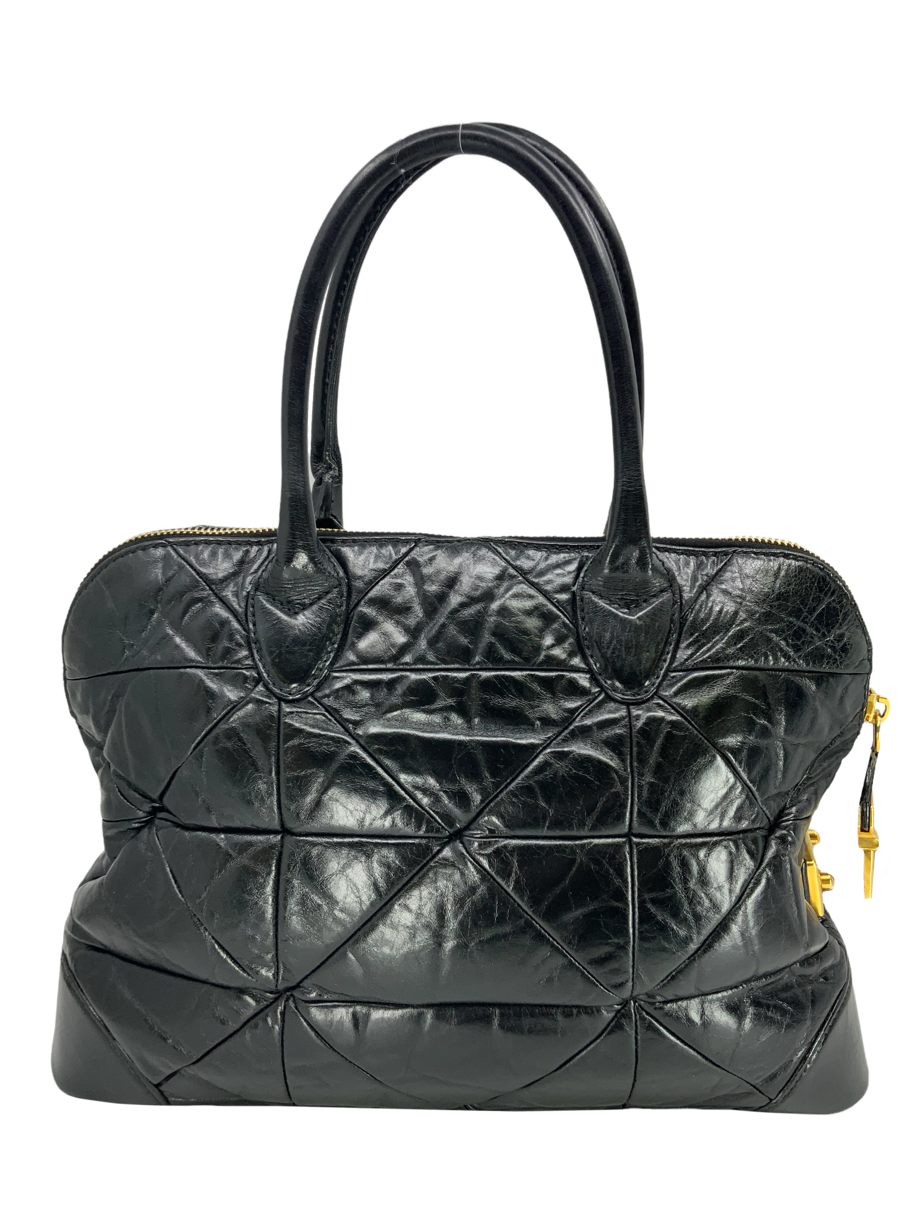 Marc Jacobs Quilted Leather Large Tote Bag