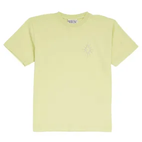 Marcelo Burlon Eclipse Cross Lime & Silver T-Shirt