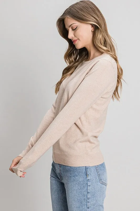 Martino (Oatmeal) Knit Sweater