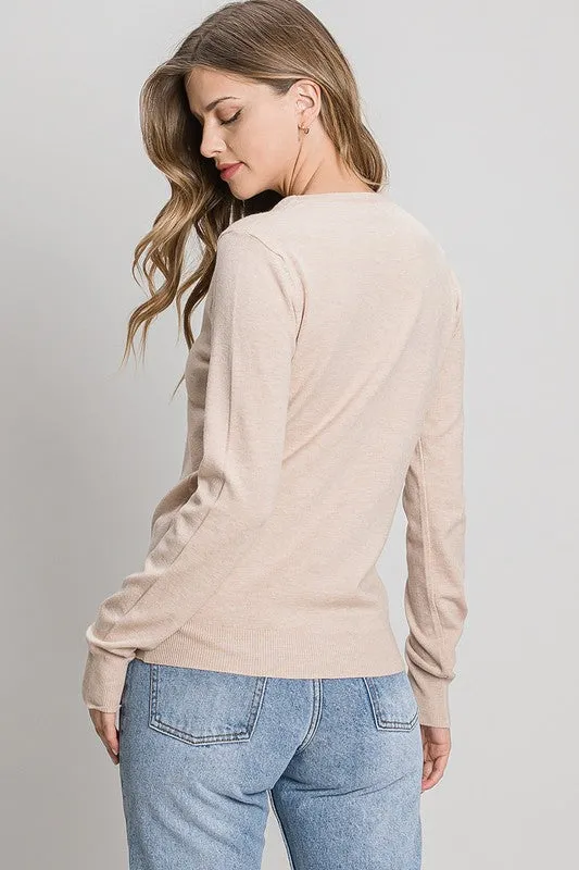 Martino (Oatmeal) Knit Sweater