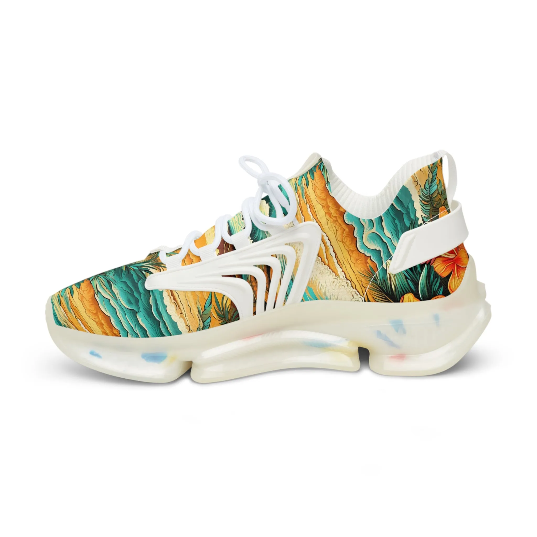 Men's Beach Theme Mesh Sneakers