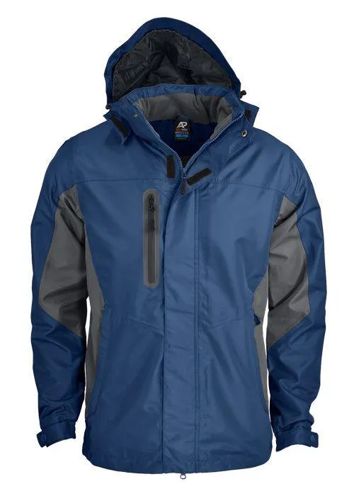 Mens Sheffield Waterproof Jacket - Navy/Grey