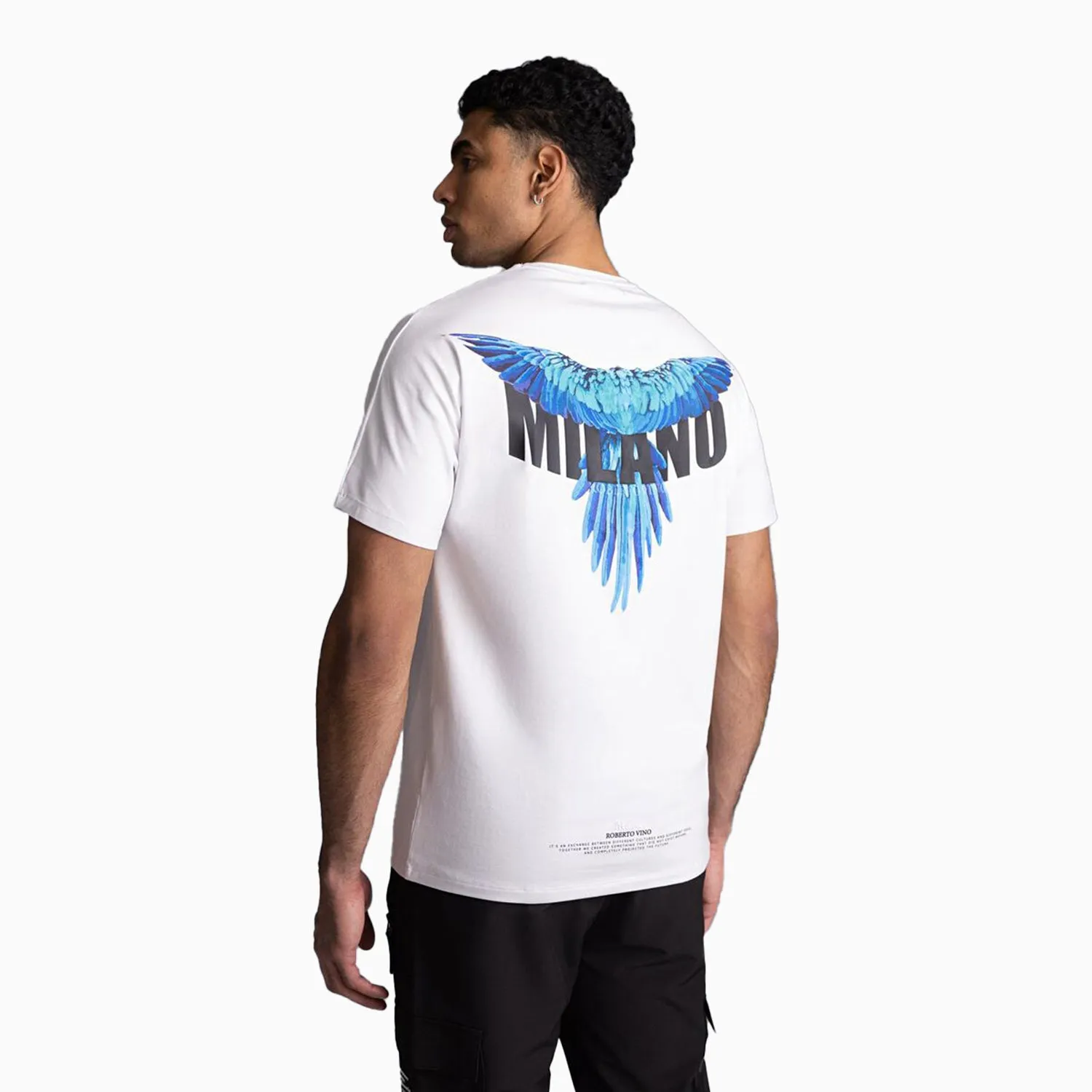 Men's White Milano Bird T-Shirt