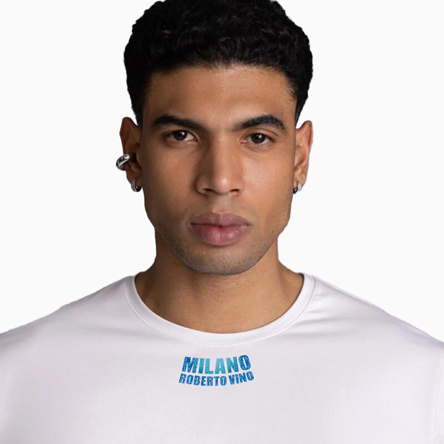 Men's White Milano Bird T-Shirt