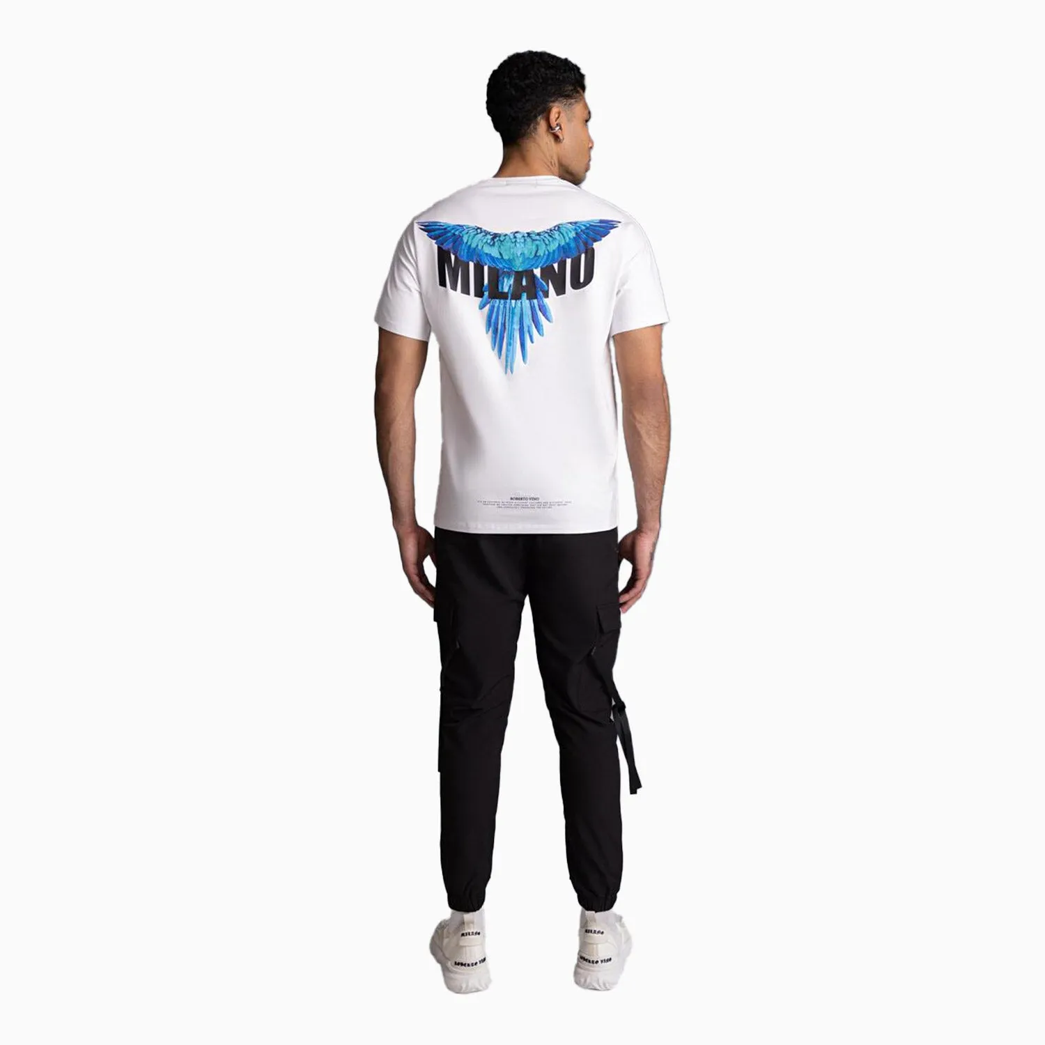 Men's White Milano Bird T-Shirt