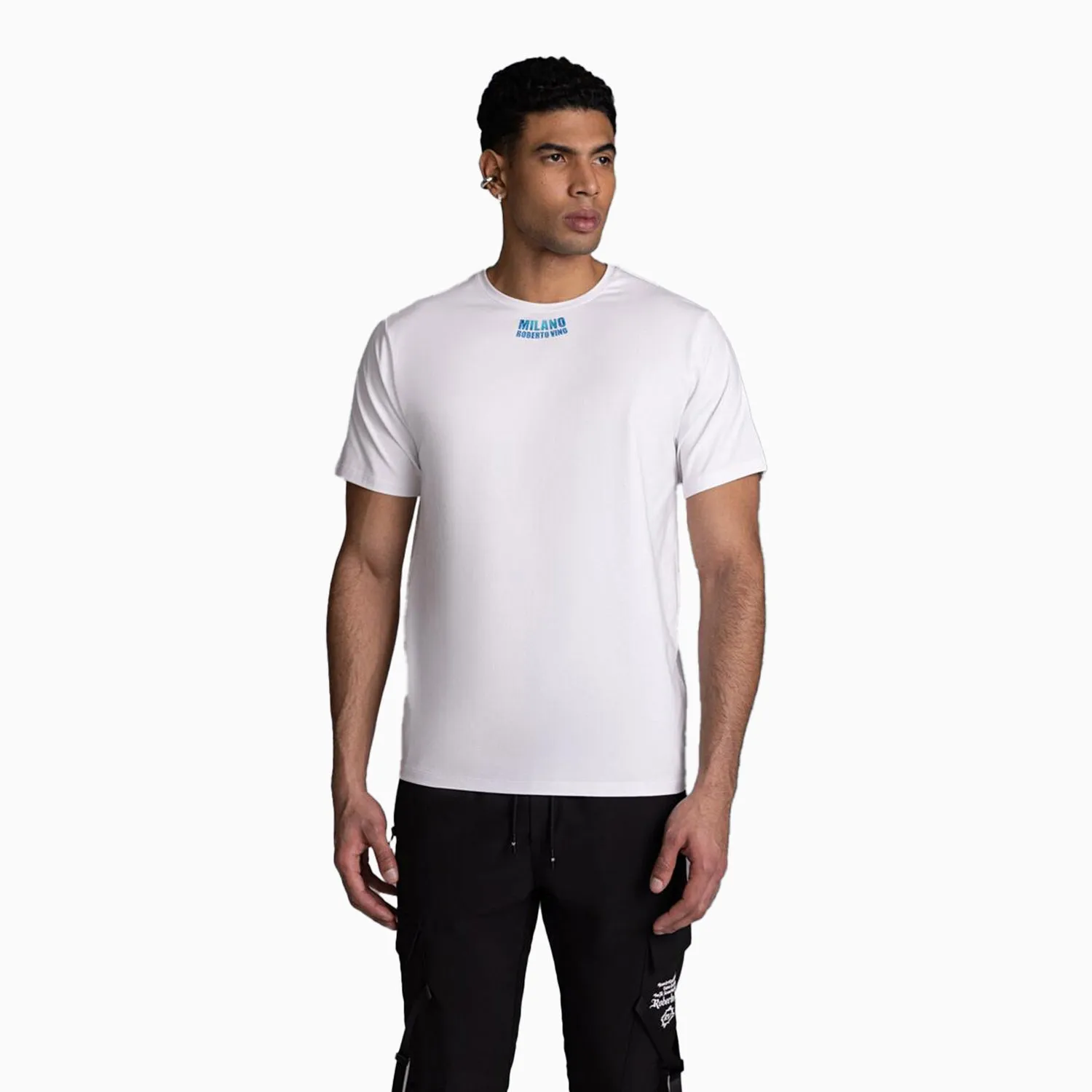 Men's White Milano Bird T-Shirt