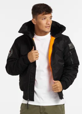 Men's winter hooded jacket Encino