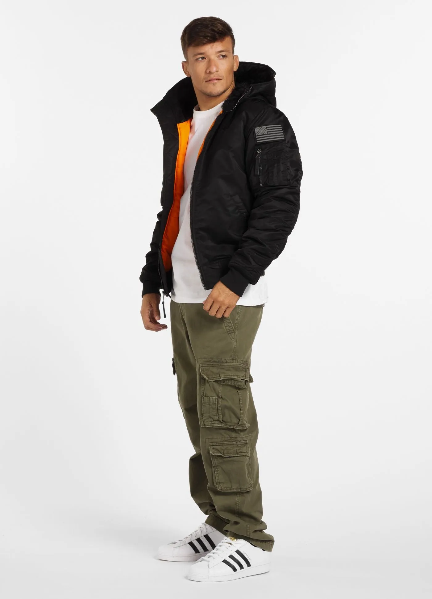 Men's winter hooded jacket Encino