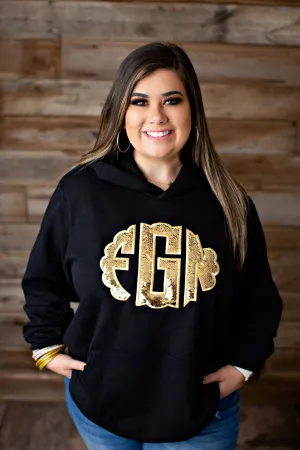 Mermaid Sequin Monogrammed Hoodie - 2020