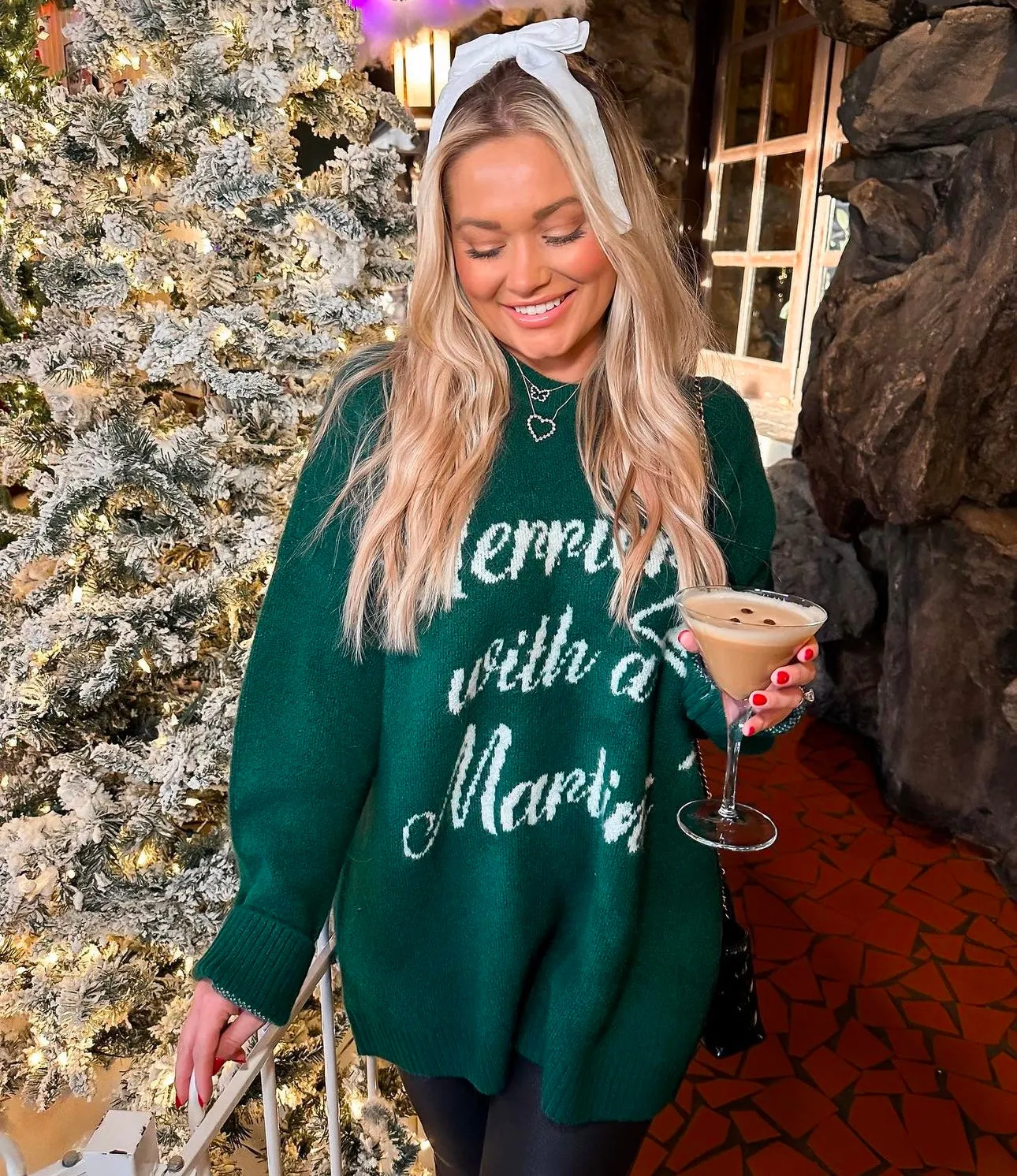 “Merrier with a Martini" Sweater by Show Me Your Mumu