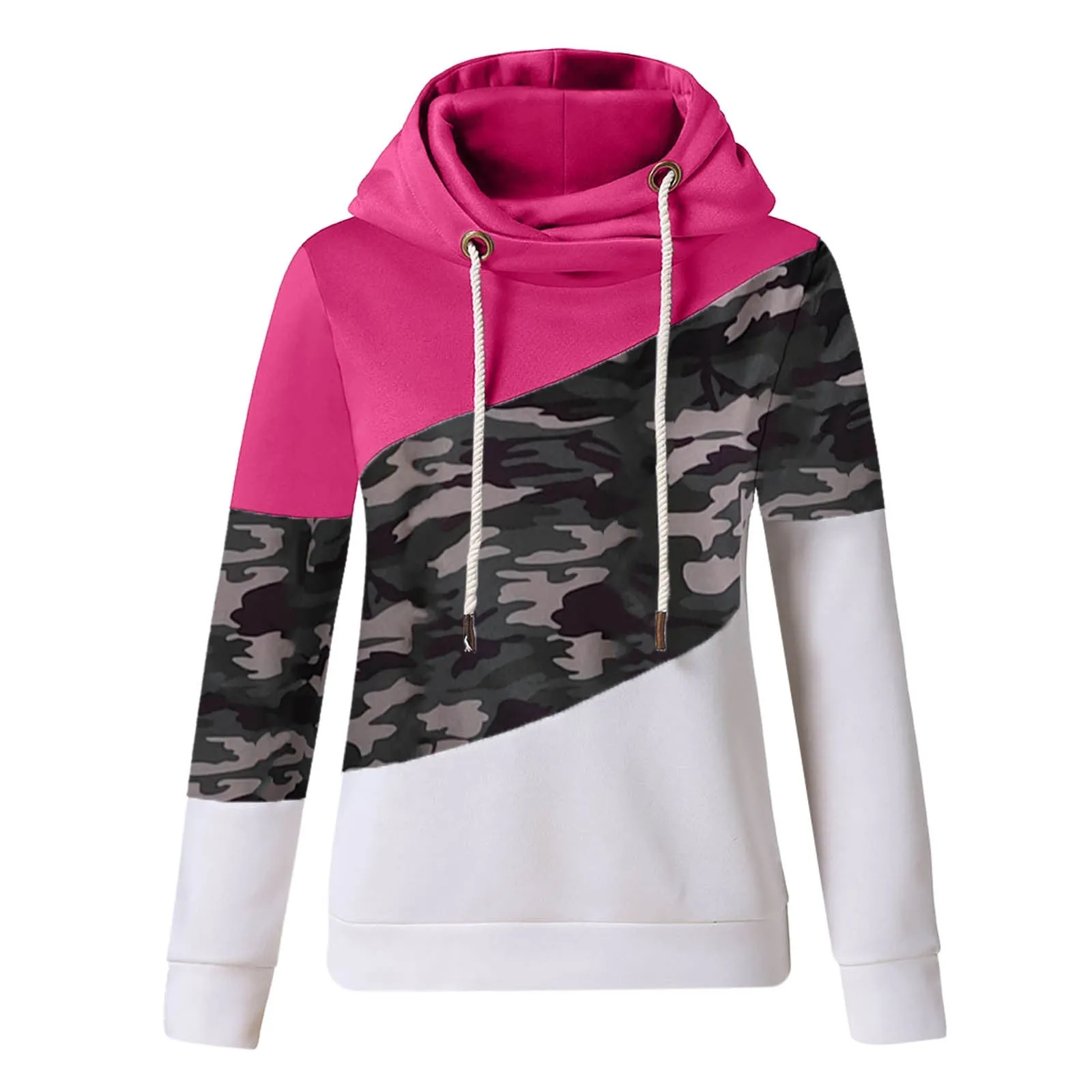 Middle Camouflage Hoodie Sweatshirt