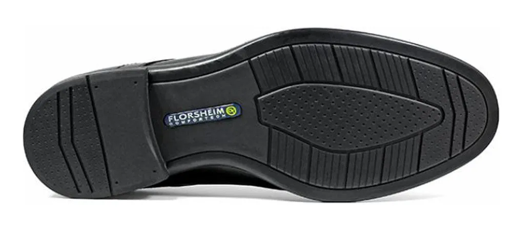 Midtown Bike Toe Slip On in Black Smooth by Florsheim