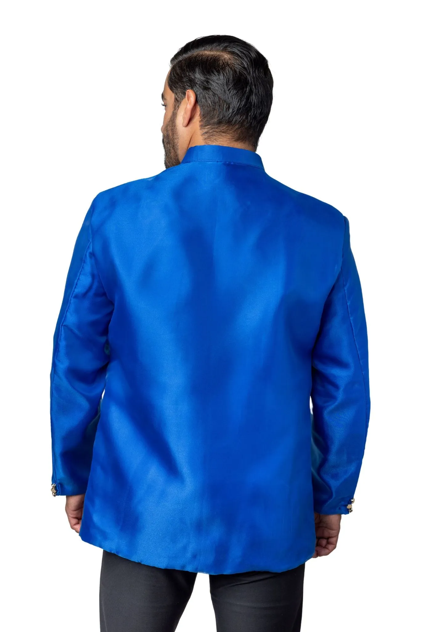 MT06 - Barong Tagalog Coat Blue