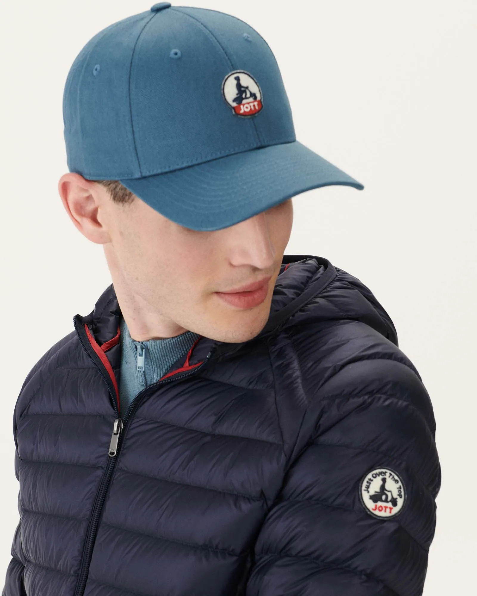 Navy Lightweight down jacket Nico